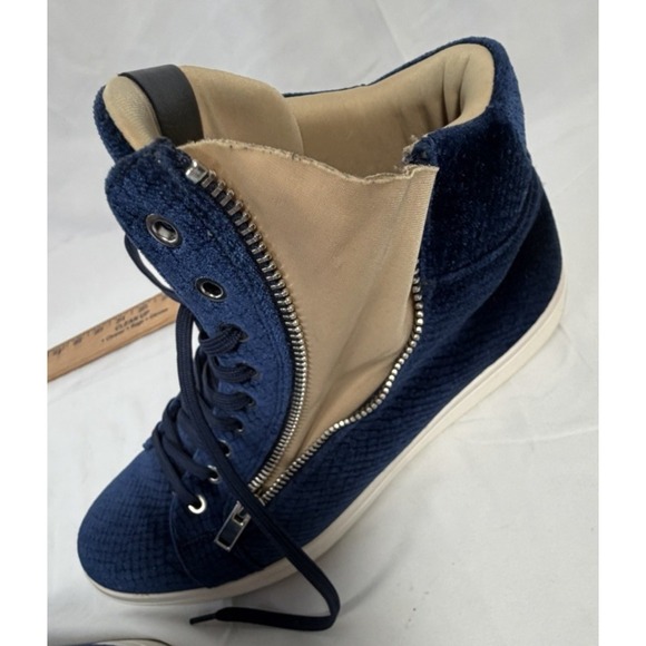 Aldo Shoes Men Blue Zip & Lace Up  Size 10 main image 14